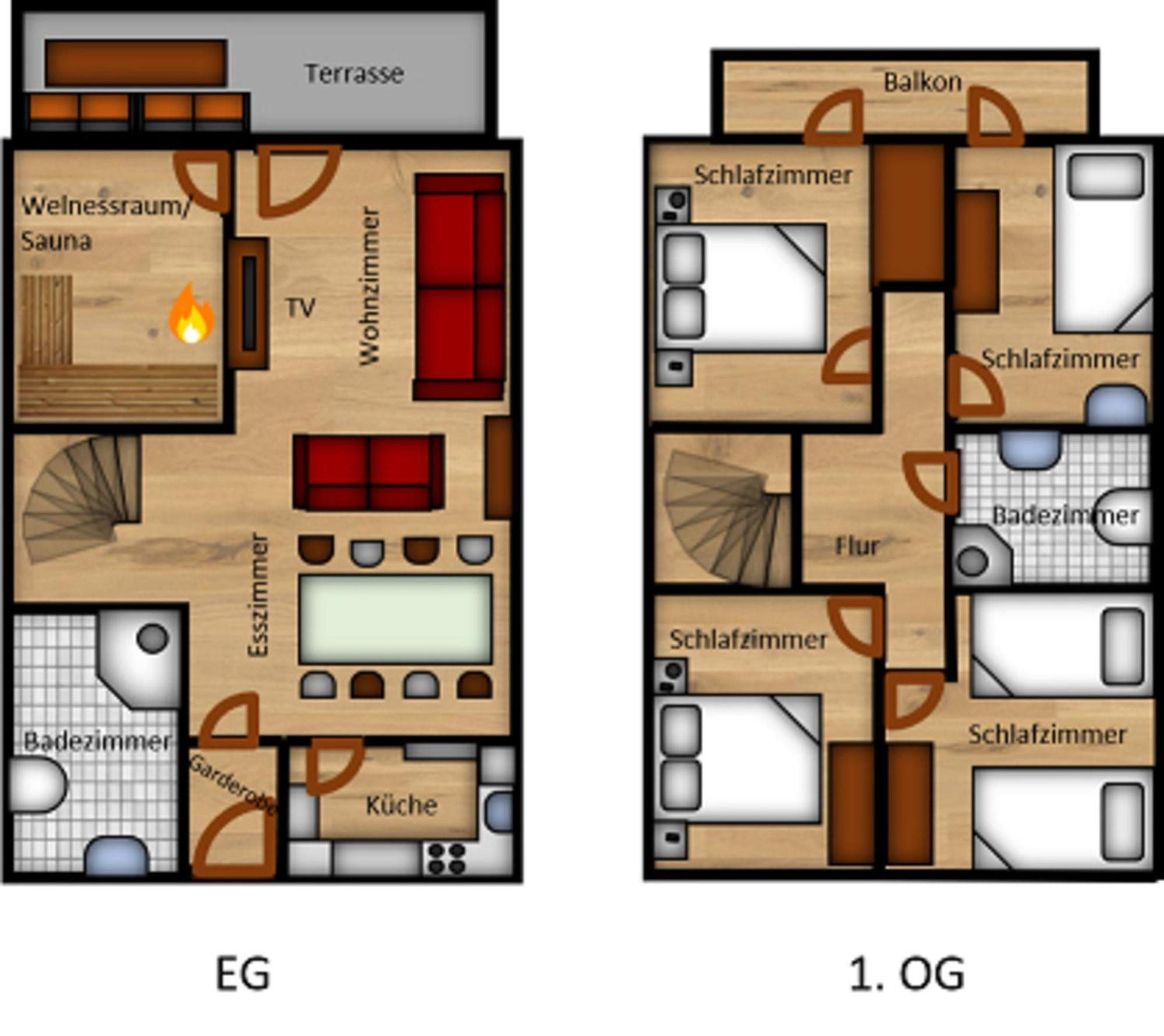 Waldfee Mit Eigener Sauna 키르하임 외부 사진